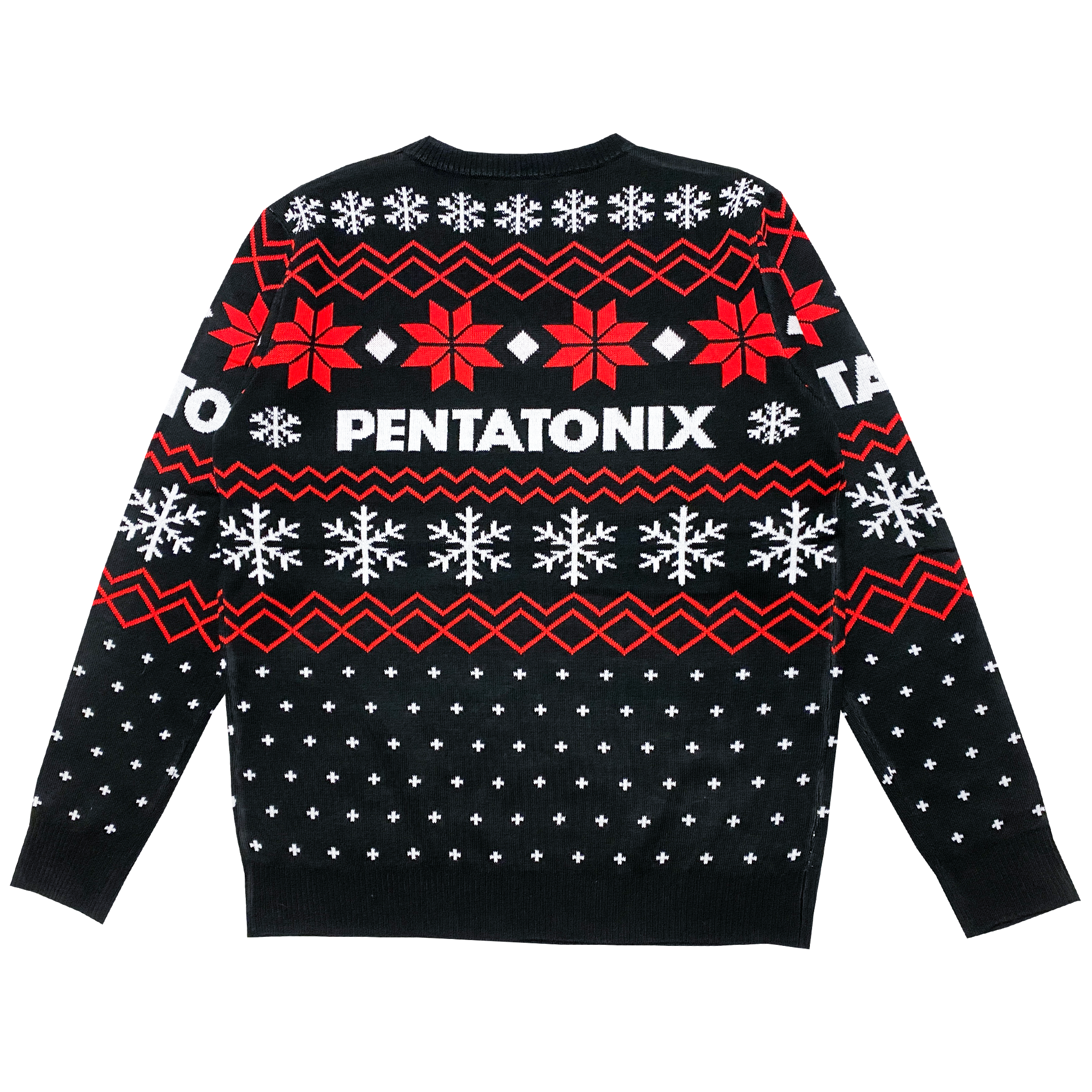 PTX Knit Holiday Black Sweater Back