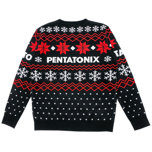 PTX Knit Holiday Black Sweater Back