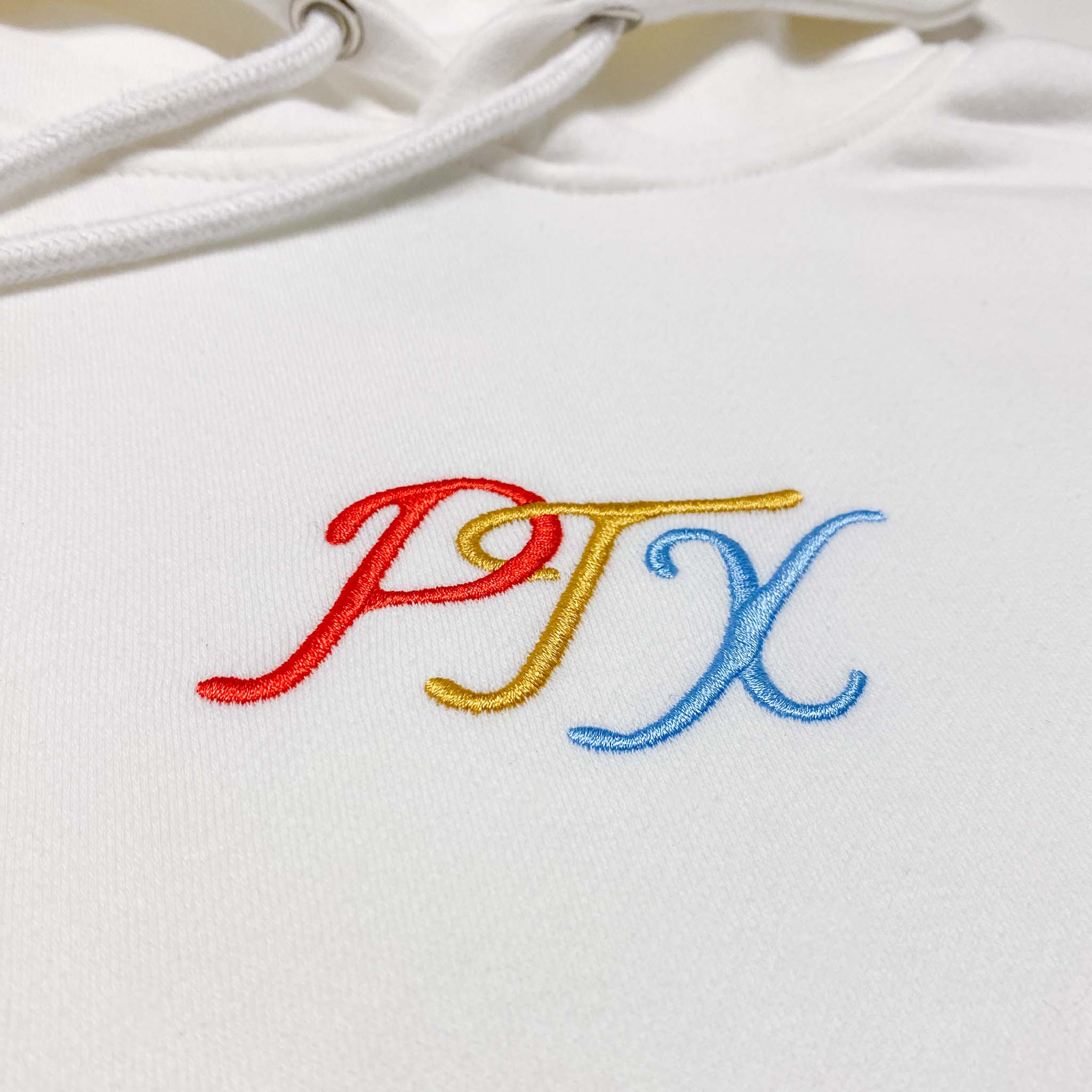 Wonderful White Pullover Hoodie Front Design