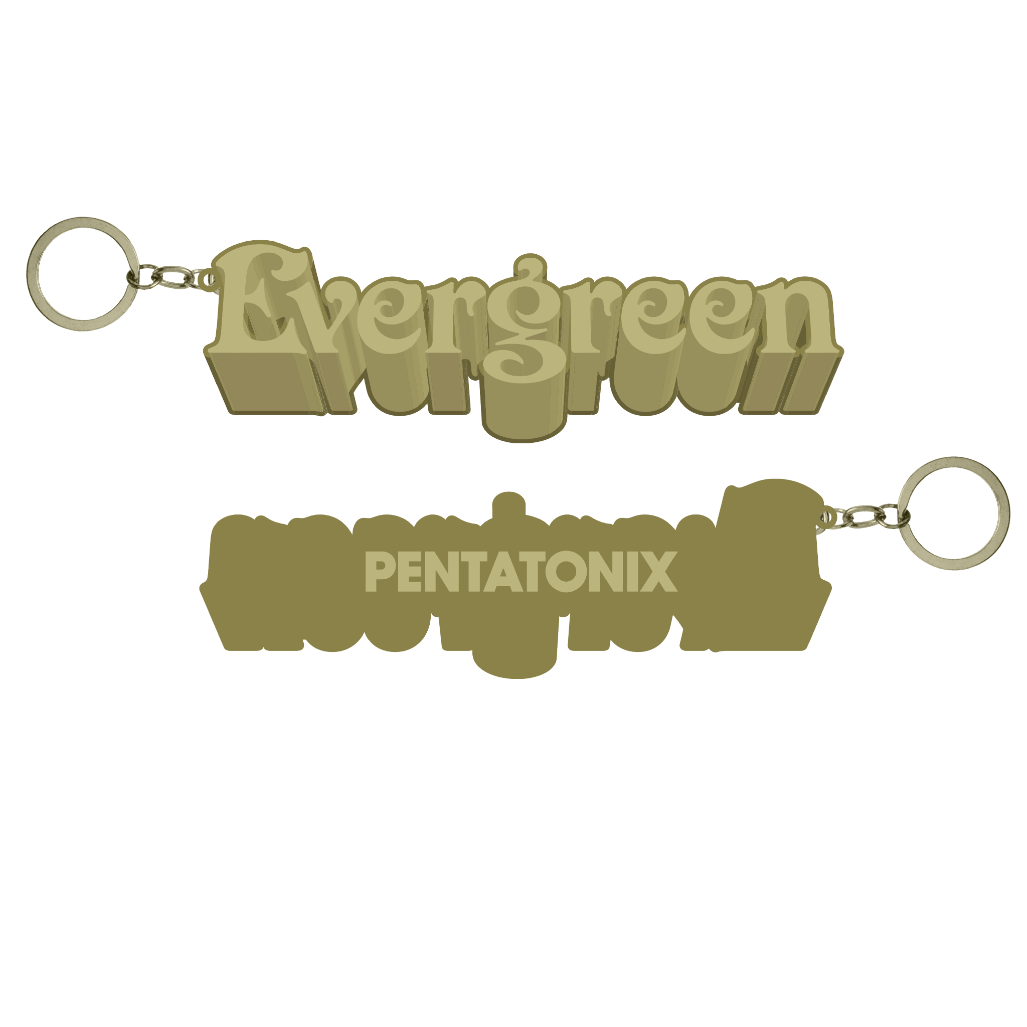 PTX Evergreen Keychain