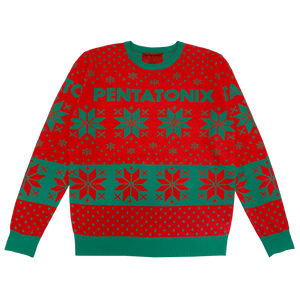 PTX 2022 Holiday Red Knit Sweater