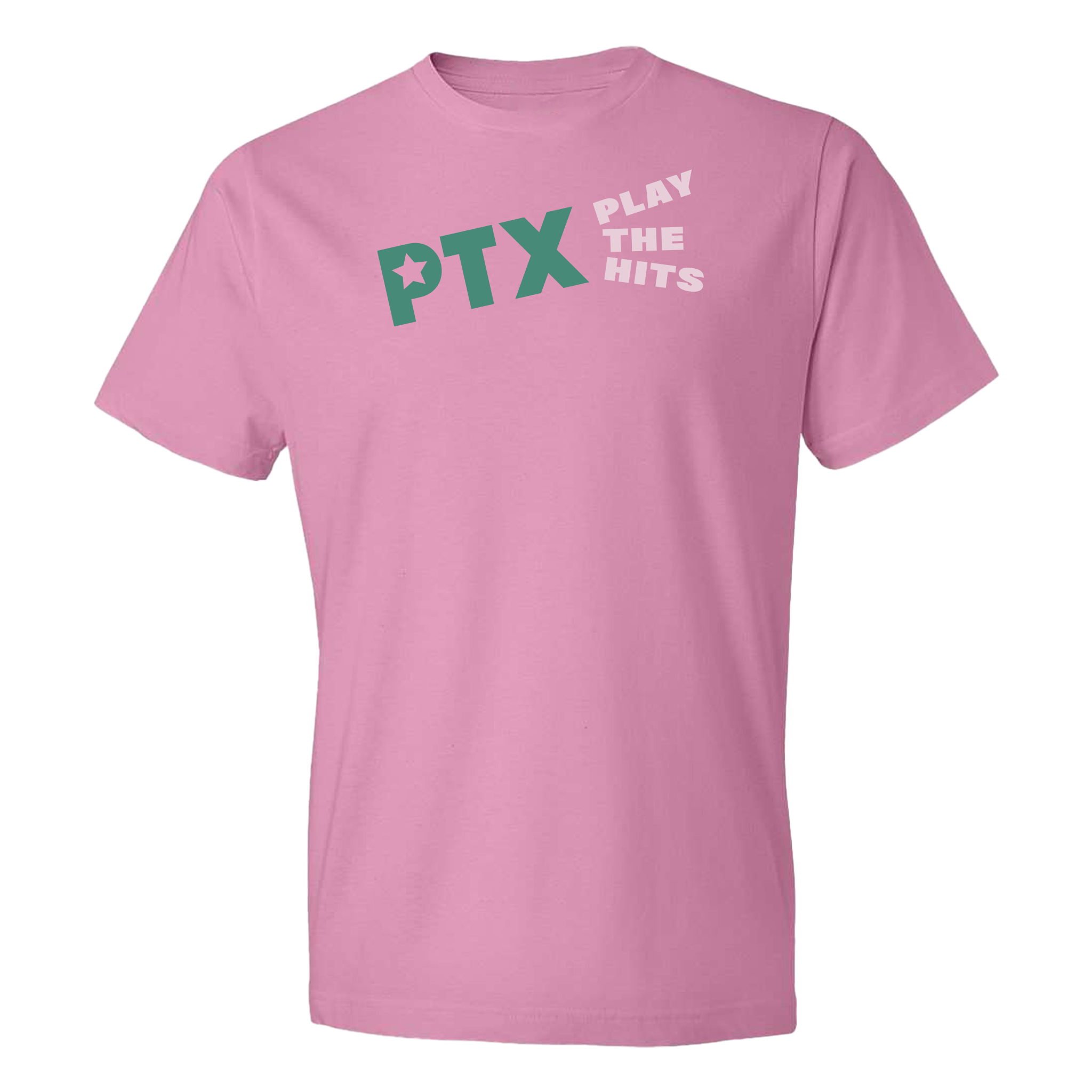 Play The Hits Pink Tee