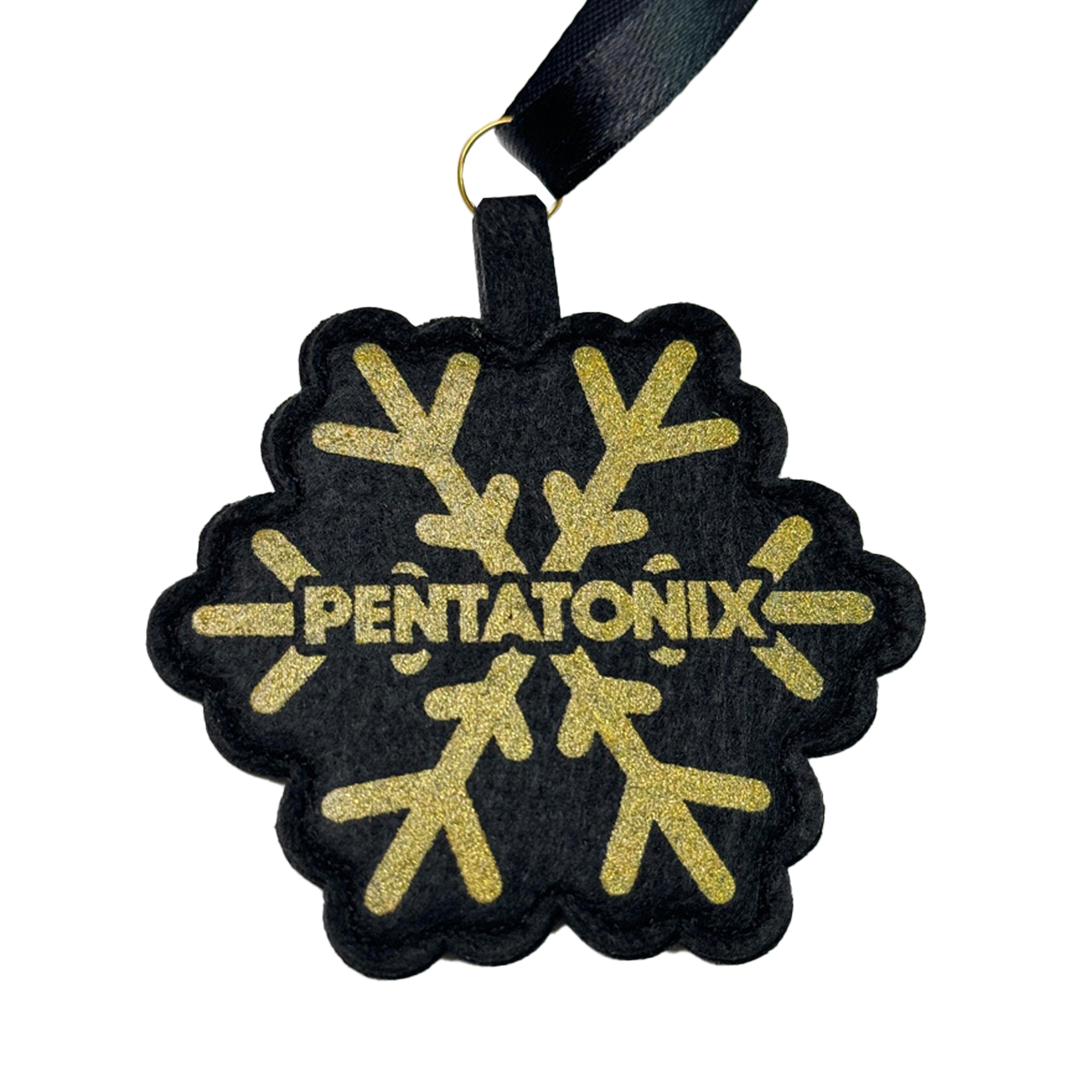 Pentatonix Black Felt Ornament