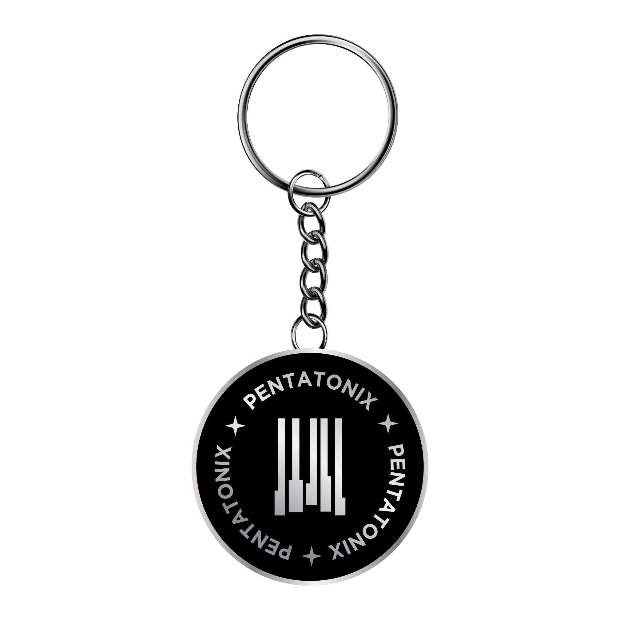 PTX Keys Black Enamel Keychain
