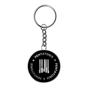 PTX Keys Black Enamel Keychain