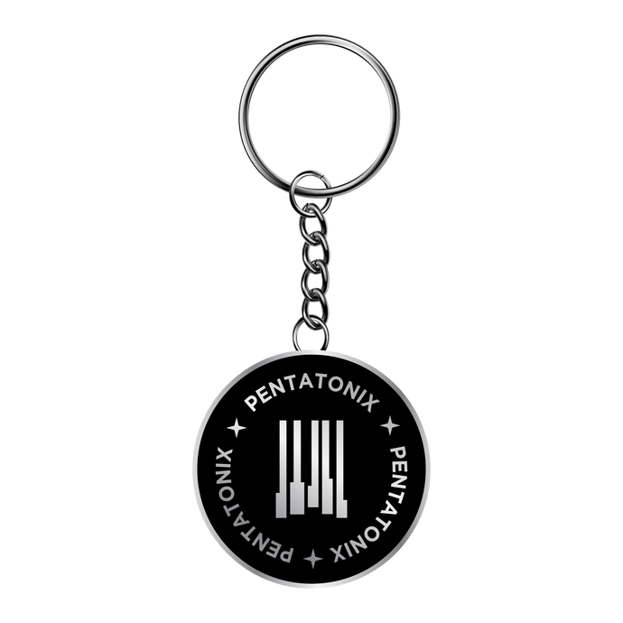 PTX Keys Black Enamel Keychain