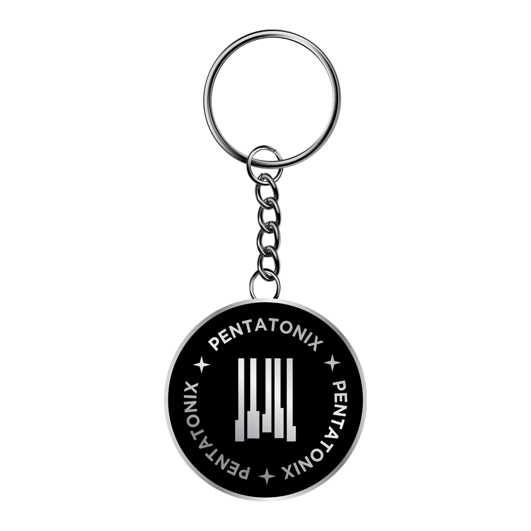 PTX Keys Black Enamel Keychain