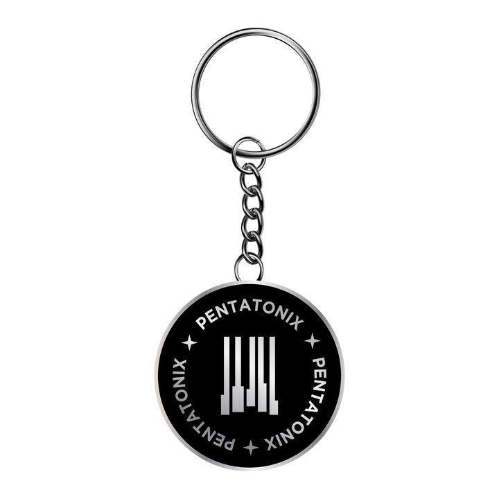 PTX Keys Black Enamel Keychain