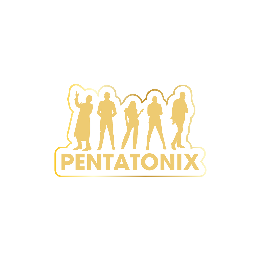 Pentatonix Gold Lapel Pin