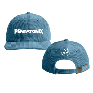 PTX Musical Smile Corduroy Blue Hat