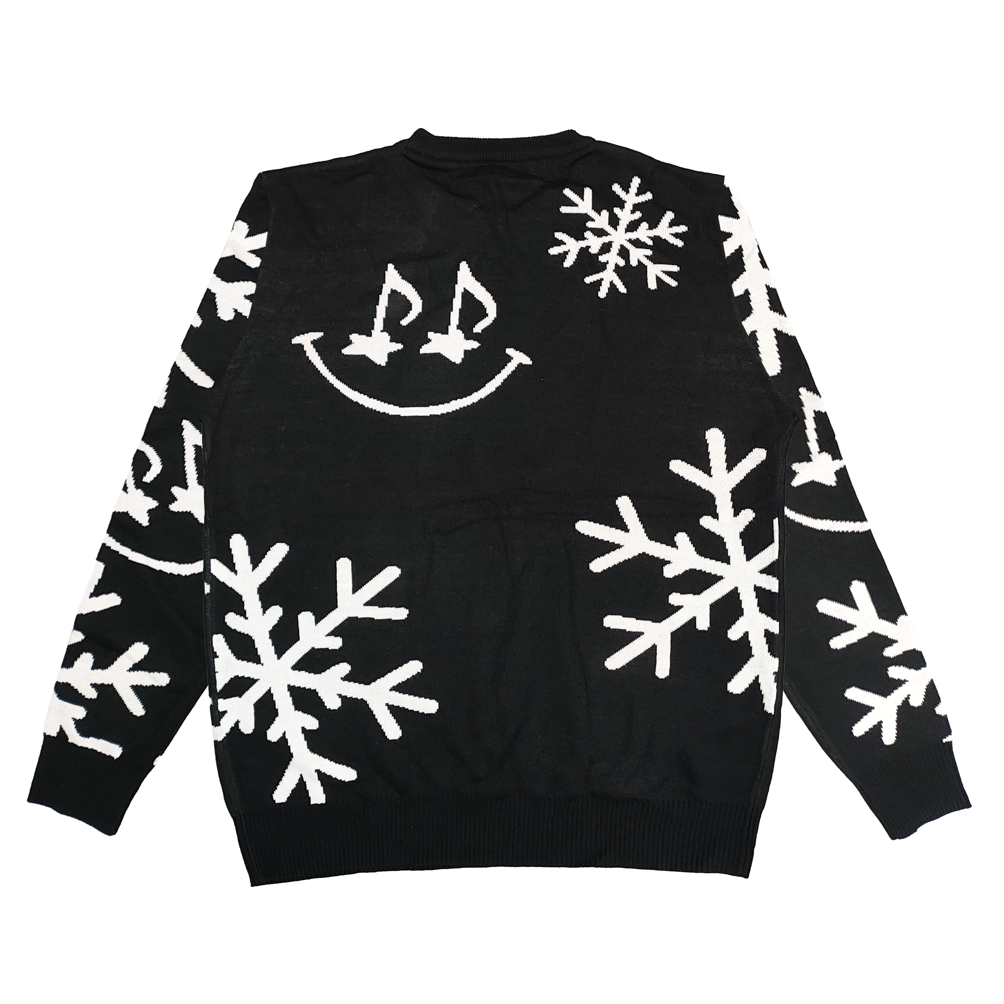 PTX Musical Smile Knit Black Sweater