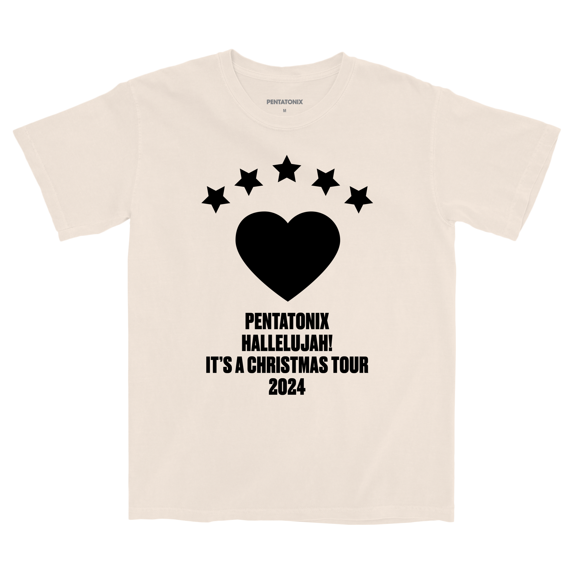 PTX Hallelujah Oversized Ivory Tee