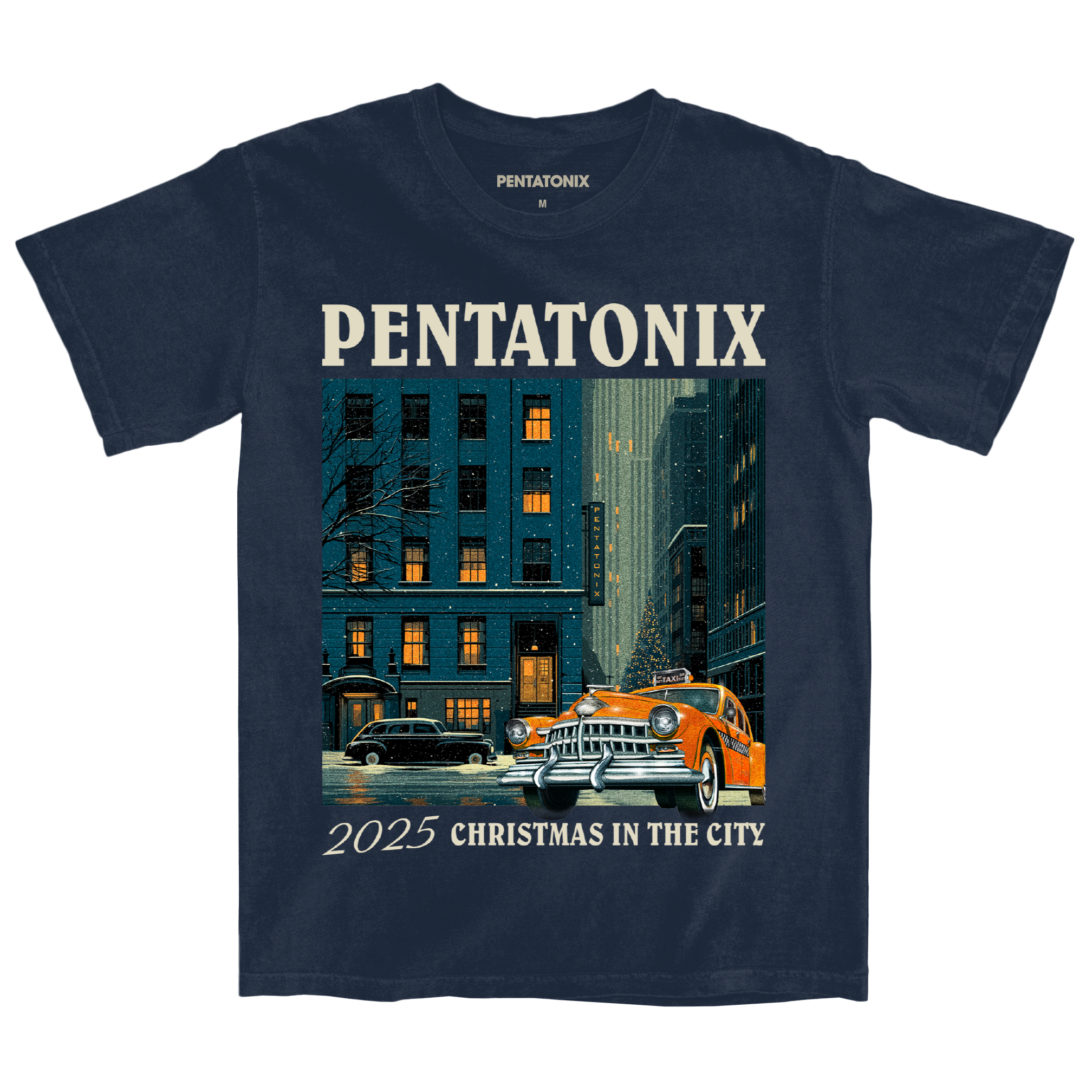 Taxi Navy Tee