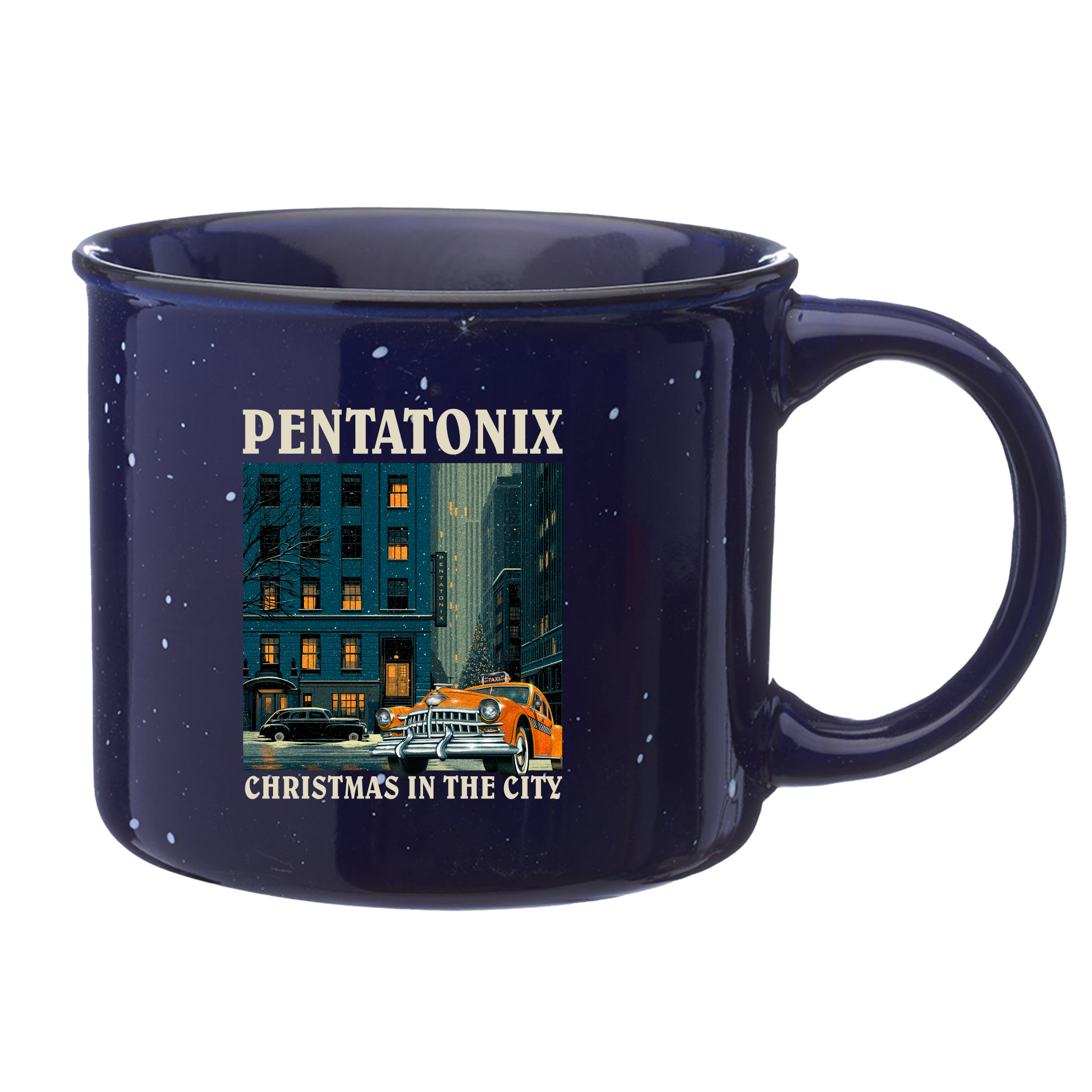 Taxi Navy Mug
