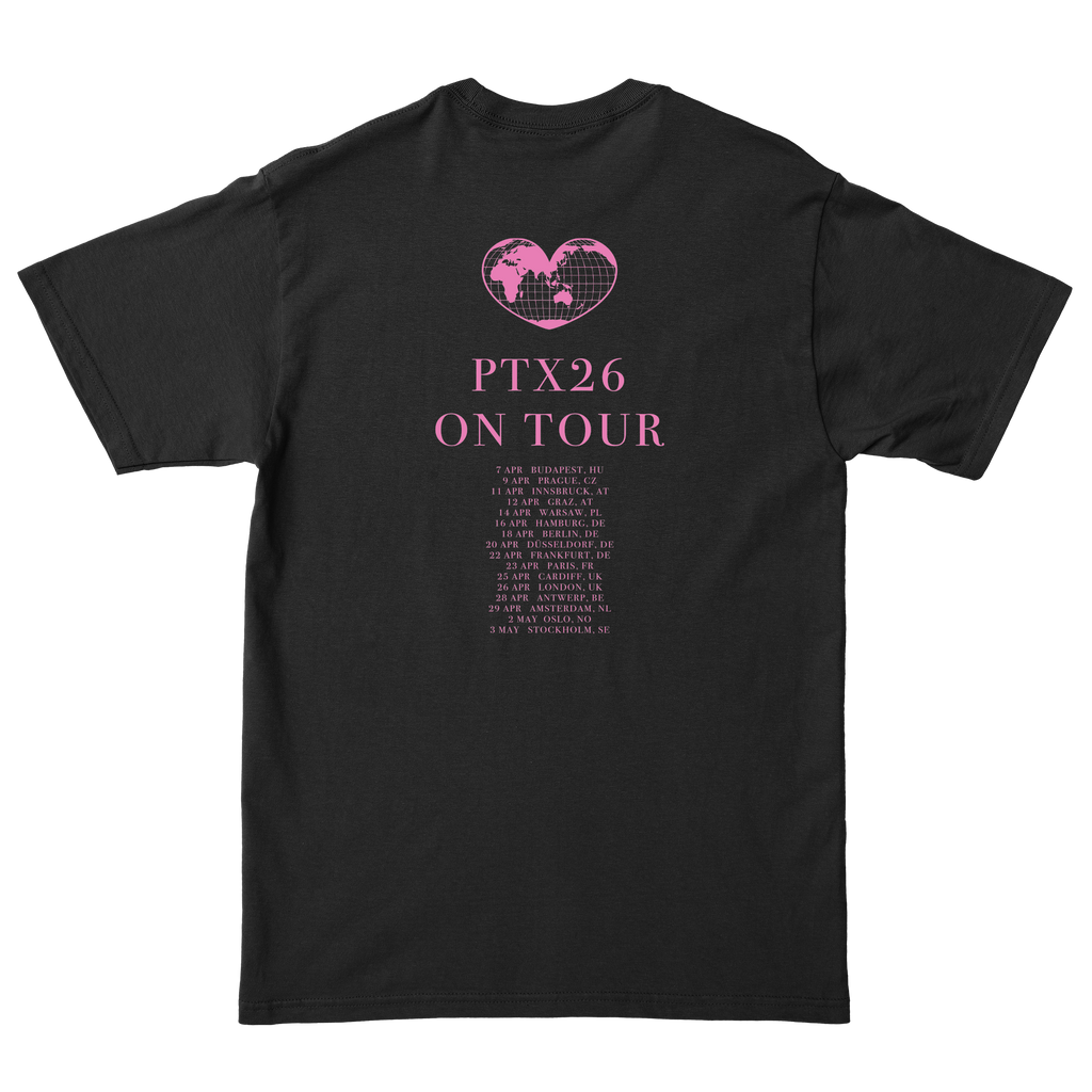 PTX 26 On Tour Black Tee