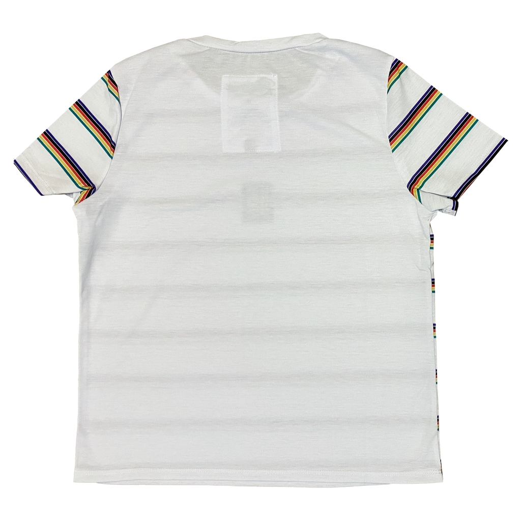 All Over Stripe Ladies Tee Back