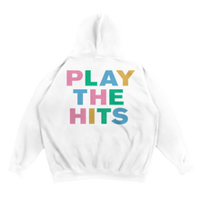 Play The Hits White Pullover Hoodie