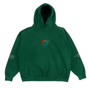 Green vintage hoodie sales