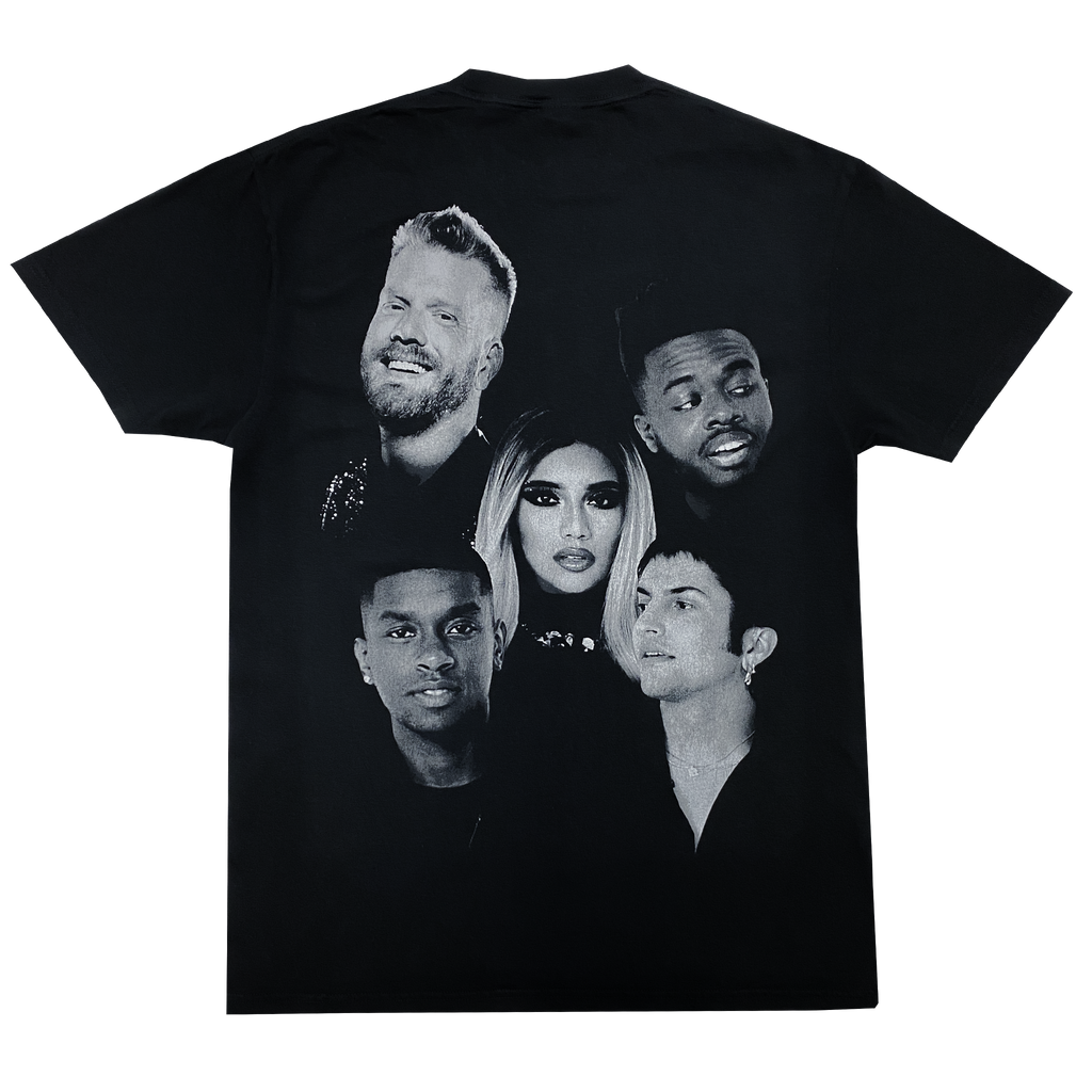 Wonderful Band Photo Black Tee Back