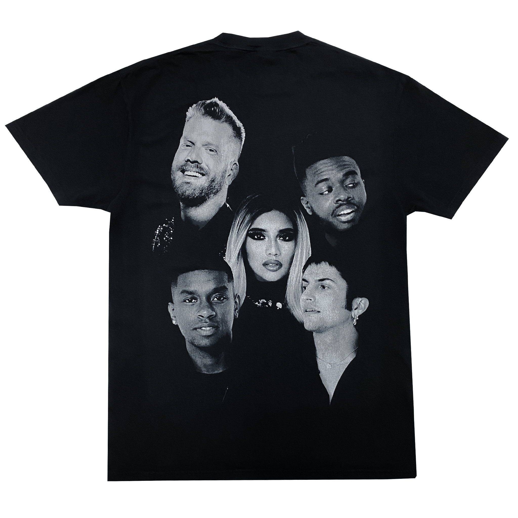 Wonderful Band Photo Black Tee Back