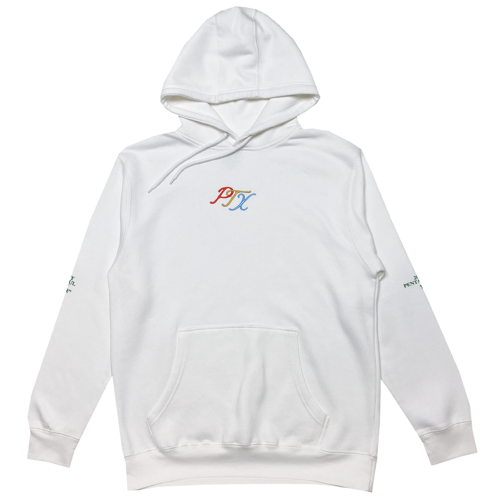 Wonderful White Pullover Hoodie Front