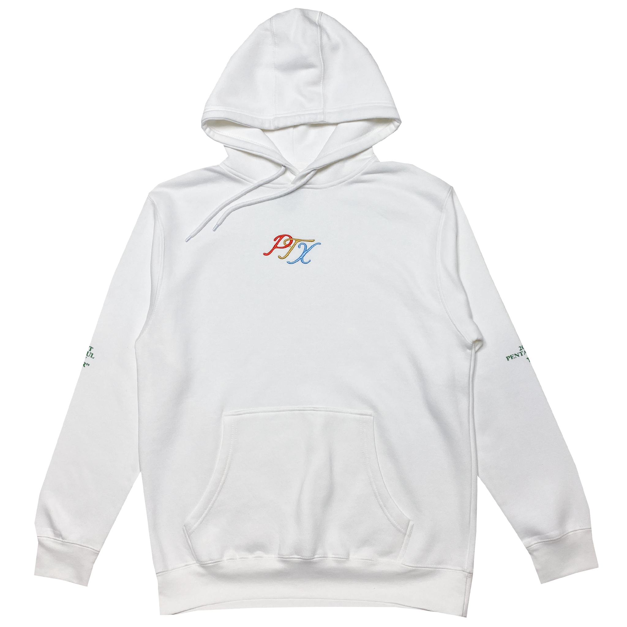 Wonderful White Pullover Hoodie Front