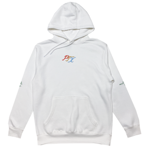 Wonderful White Pullover Hoodie Front