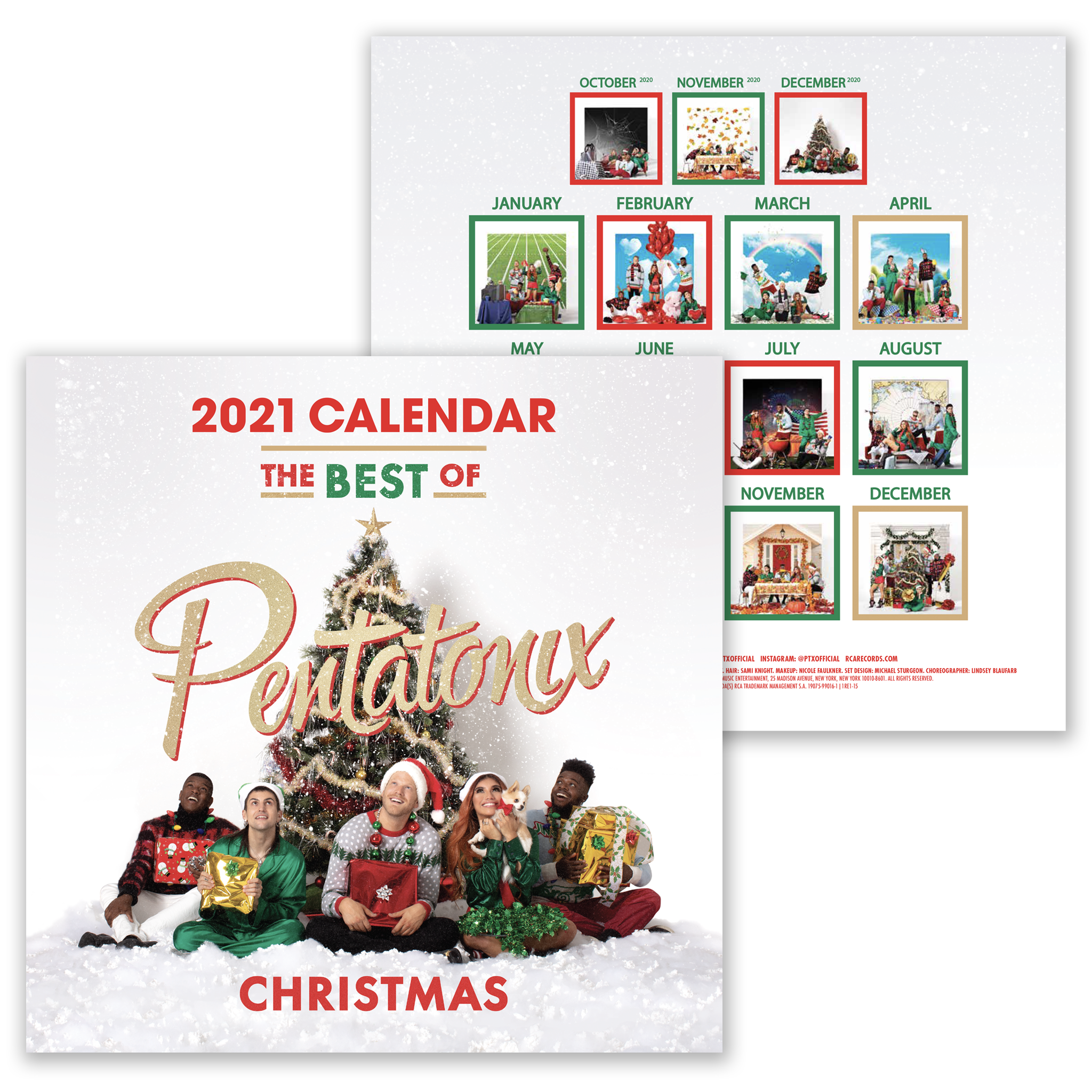 Best of PTX 2021 Calendar