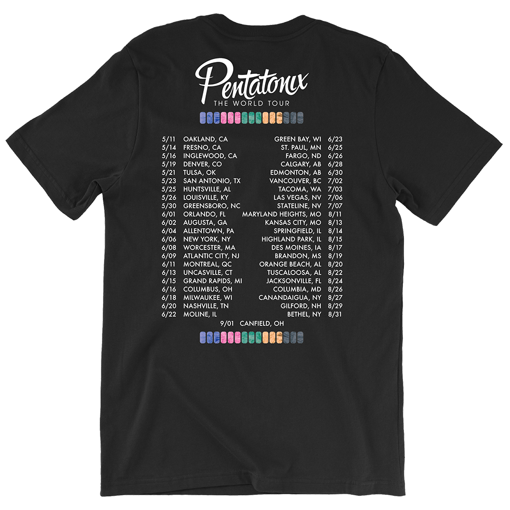 PTX World Tour Tee Pentatonix Official