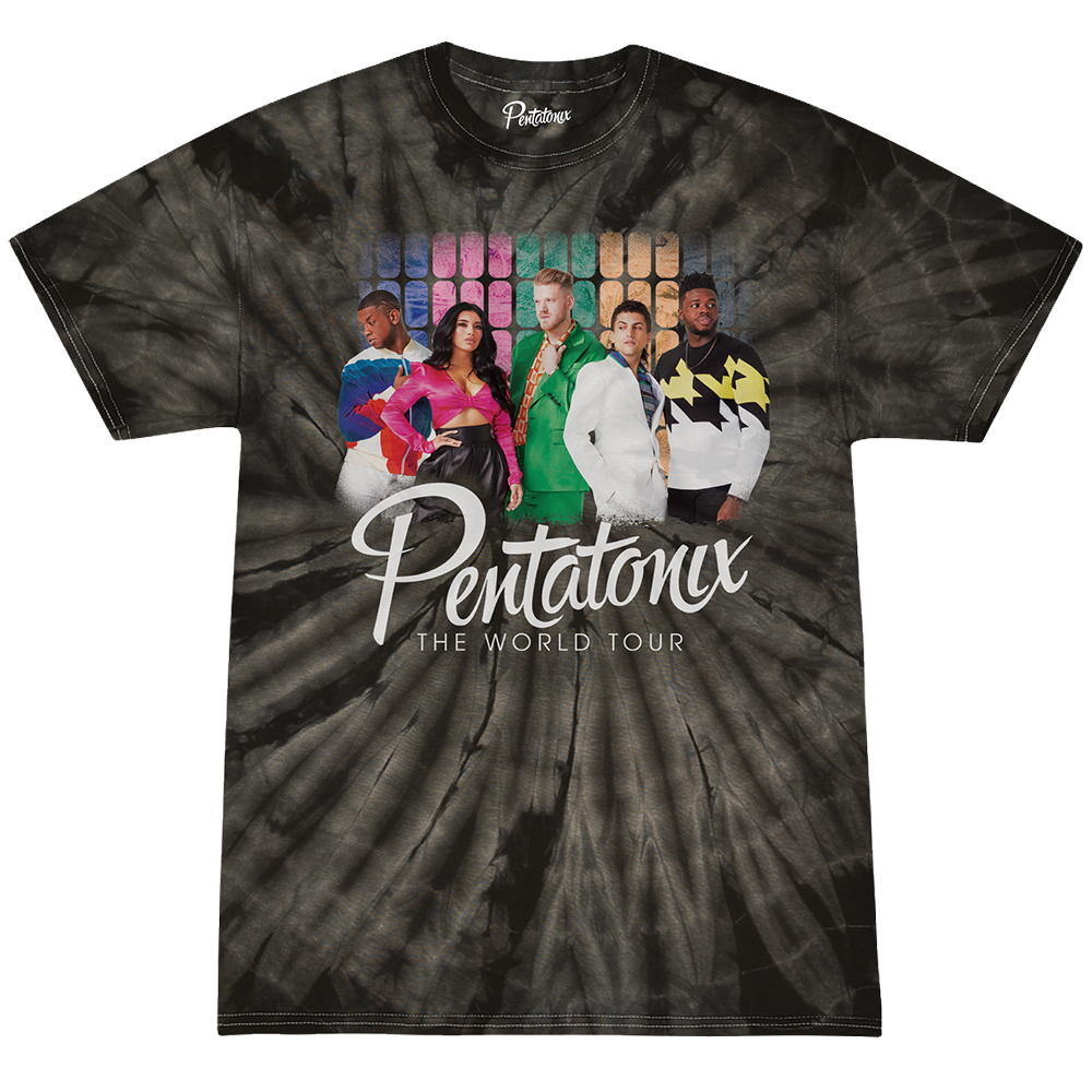 WT Black Tie Dye Tee