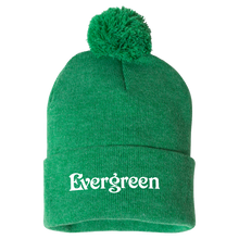 Evergreen Green Pom Beanie