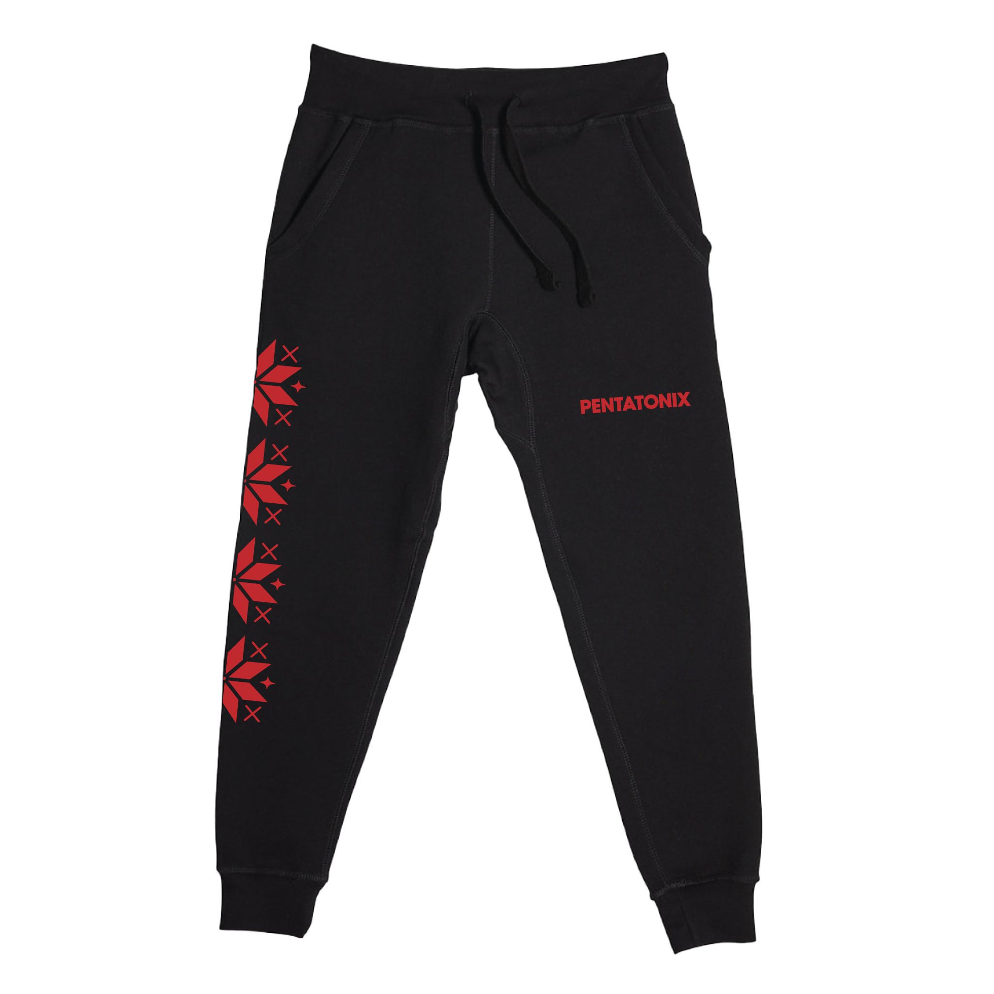 Holiday Black Joggers