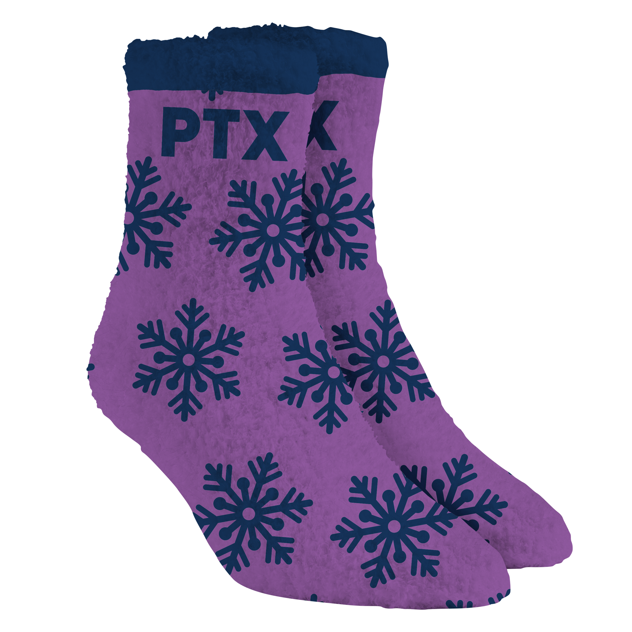 PTX Fuzzy Purple Socks