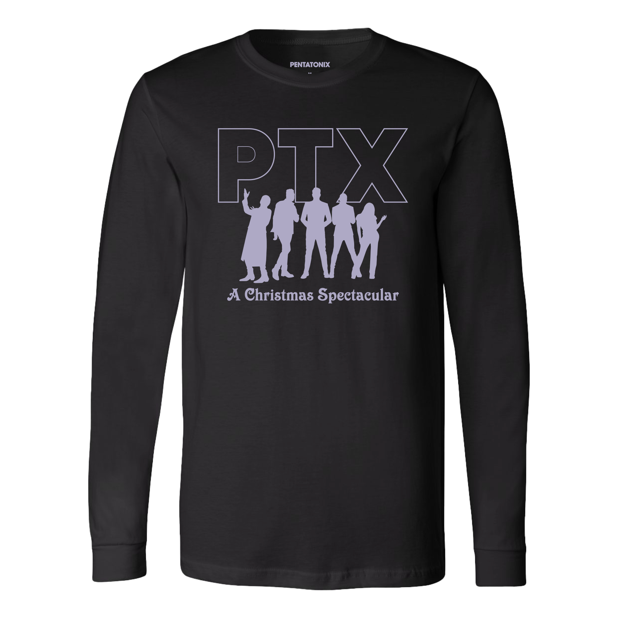 AM1366 Lindsay logo tops black ブラック PTX Silhouette Black Long Sleeve – Pentatonix Official
