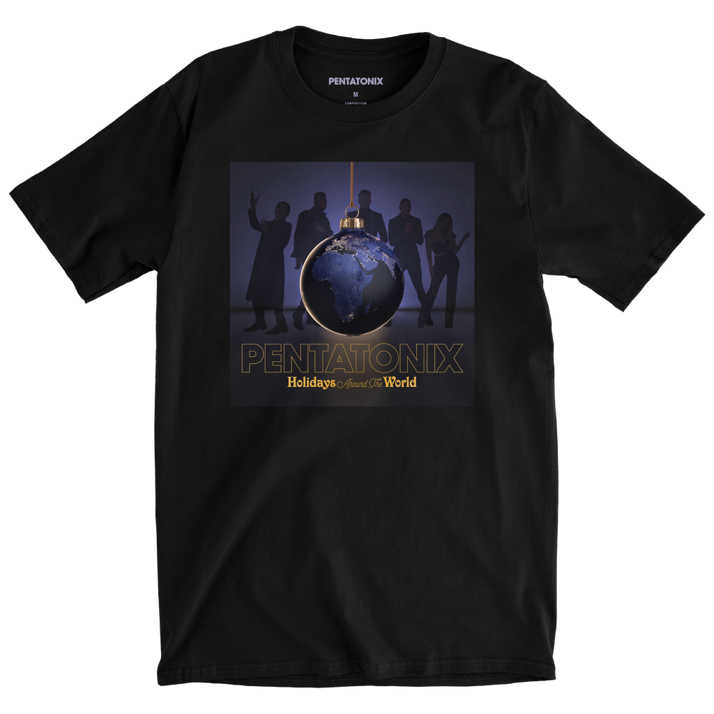 A Christmas Spectacular Black Tour Tee Front