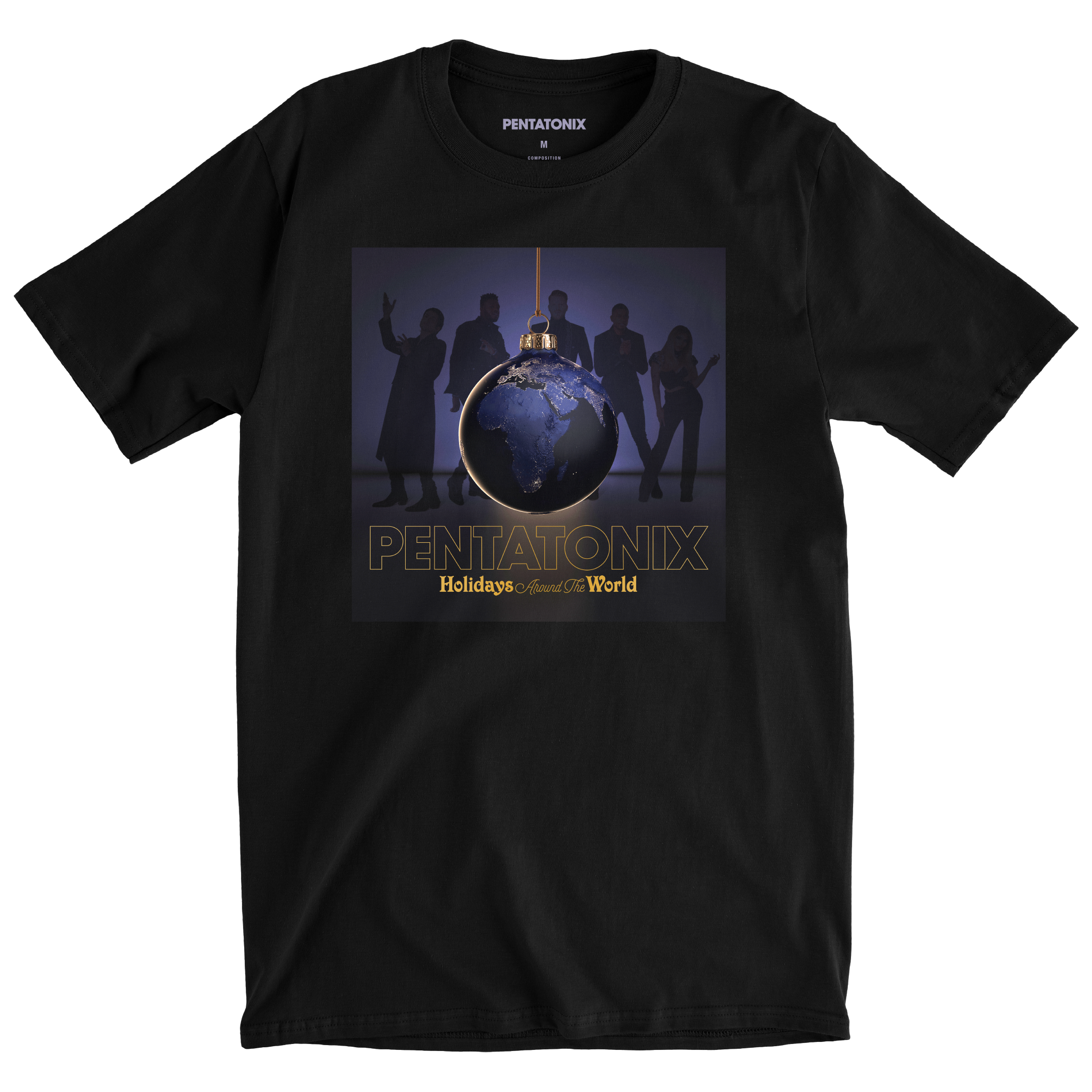 A Christmas Spectacular Black Tour Tee Front