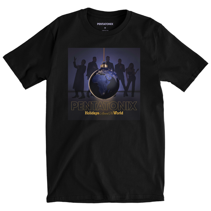 A Christmas Spectacular Black Tour Tee Front