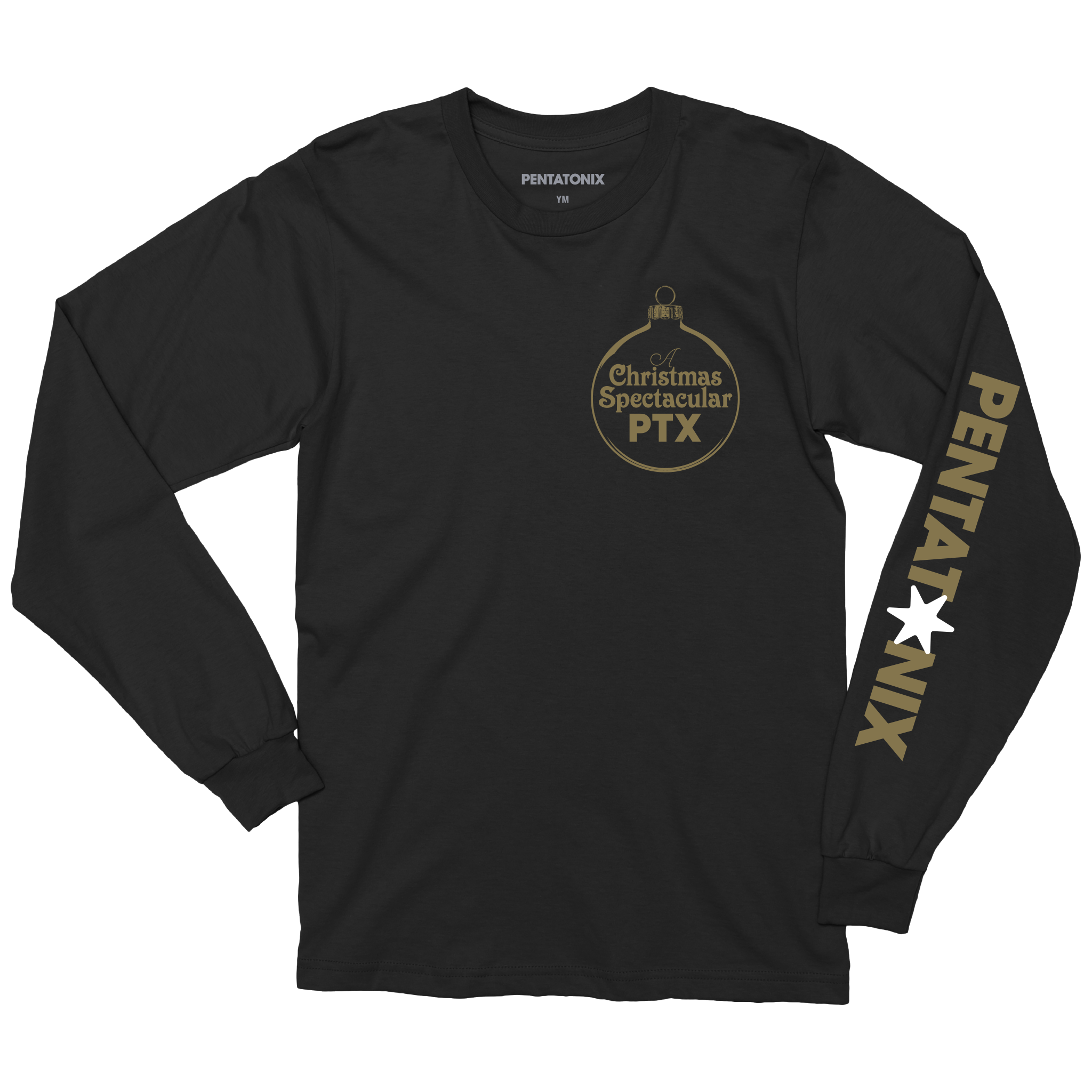 A Christmas Spectacular Youth Black Long Sleeve