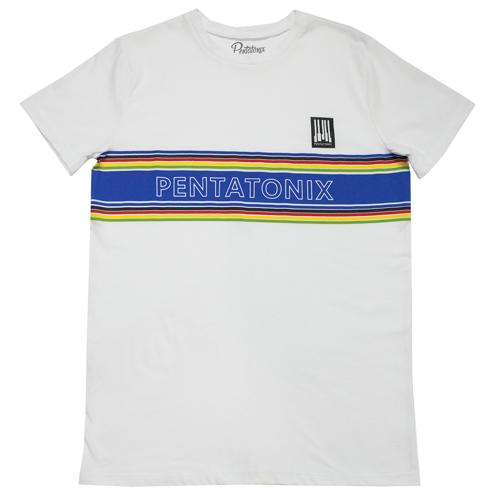 Striped Logo Tee